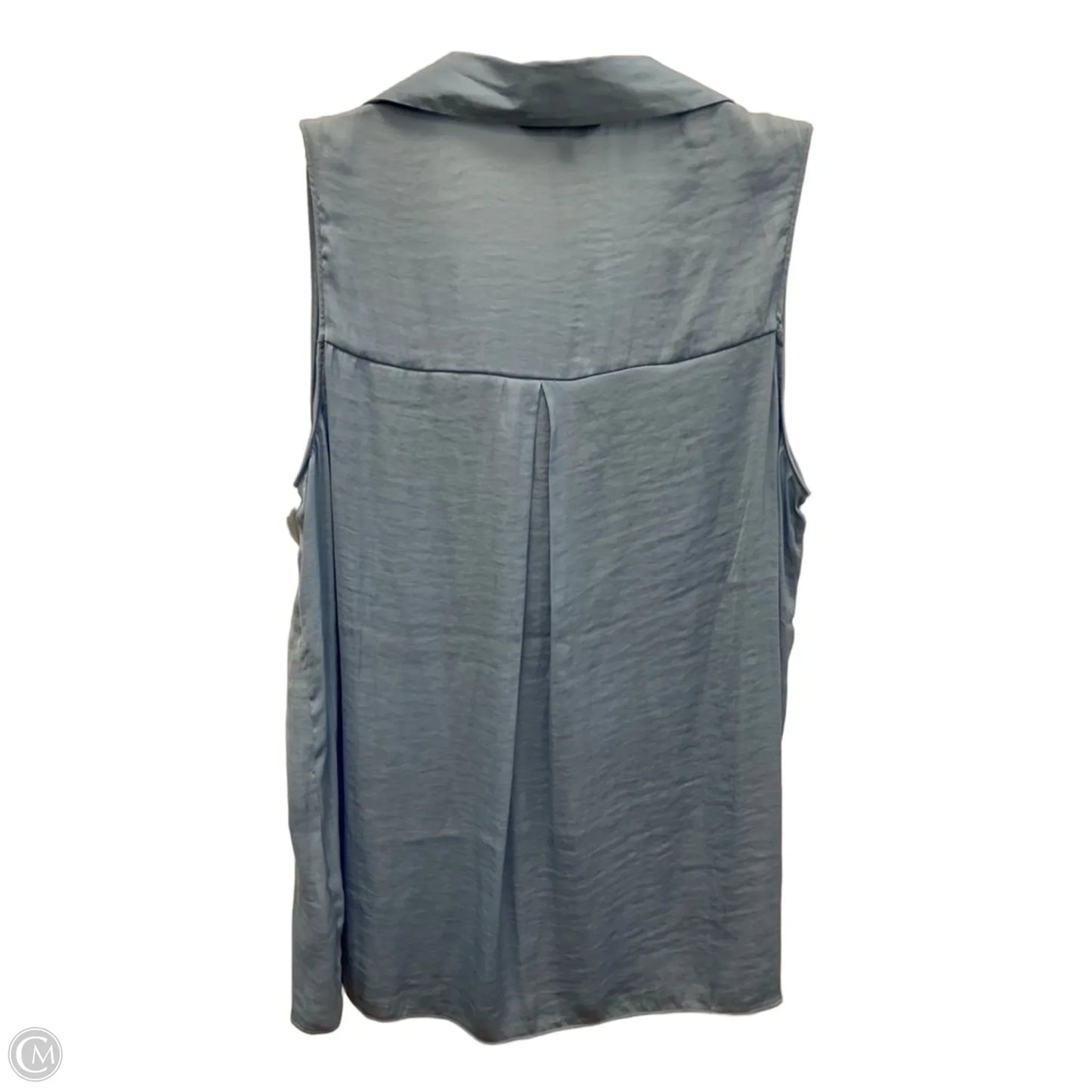 Top Sleeveless By Naked Zebra In Blue, Size: S