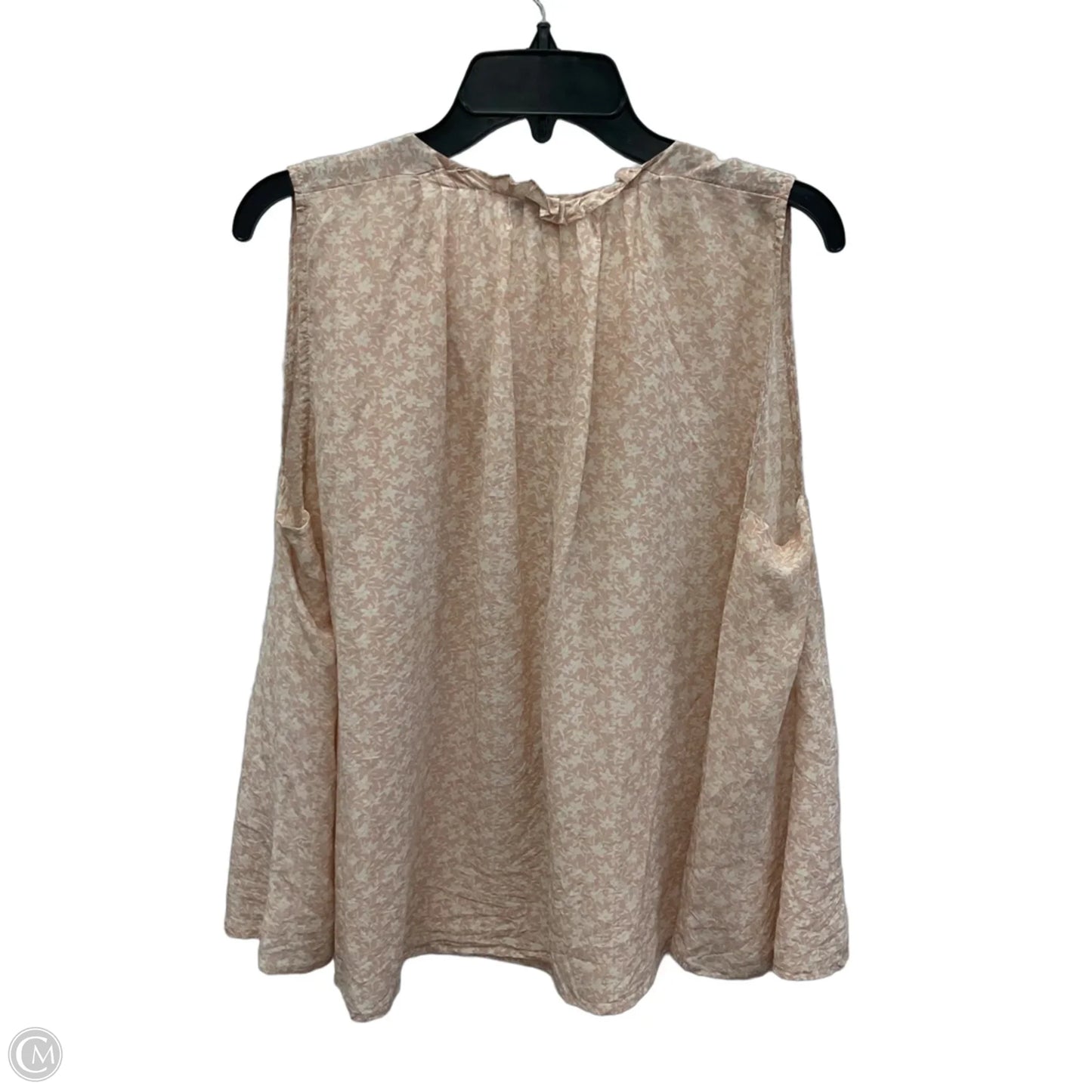 Top Short Sleeve By Madewell In Pink, Size: L