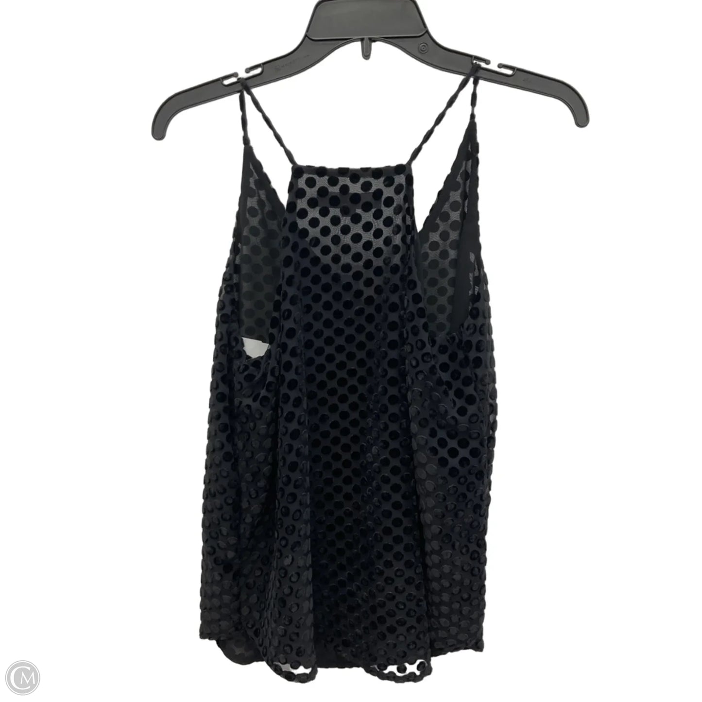 Top Sleeveless By Loft In Black, Size: S
