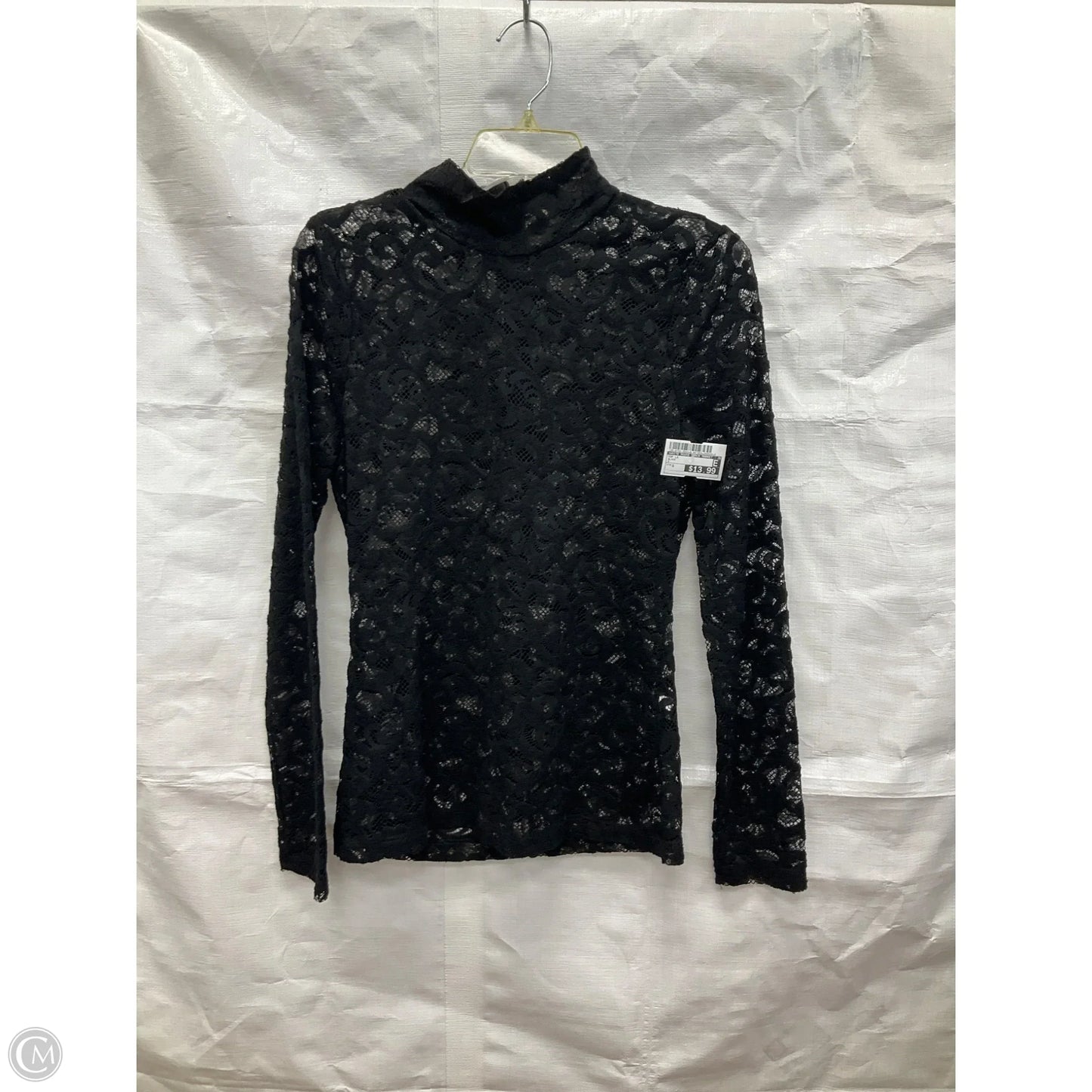 Top Long Sleeve By White House Black Market In Black, Size: S