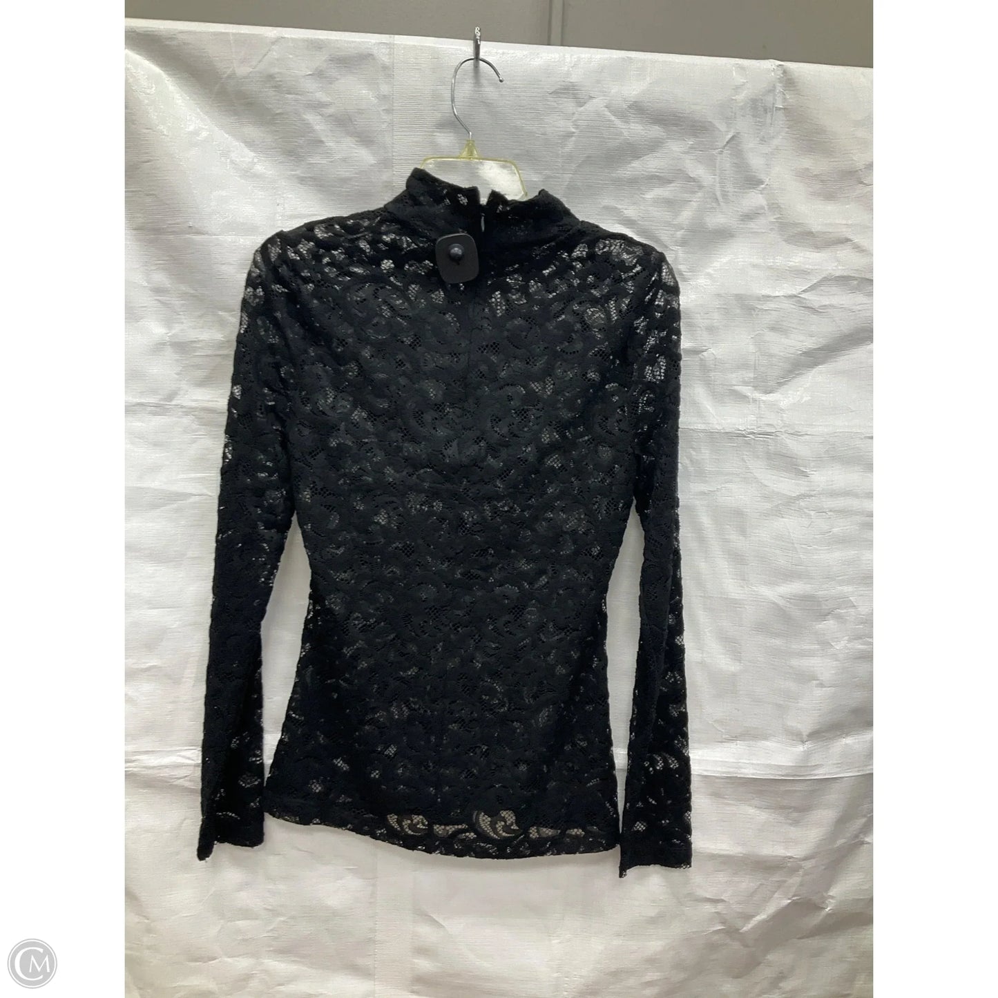 Top Long Sleeve By White House Black Market In Black, Size: S