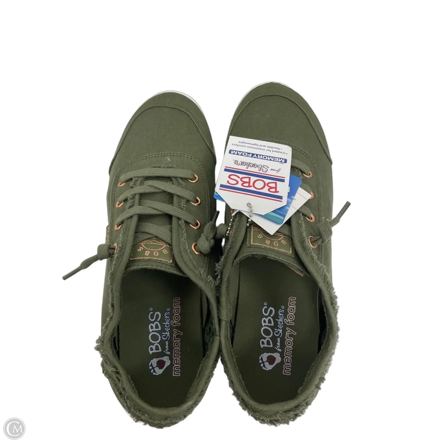 Shoes Sneakers By Bobs In Green, Size: 9