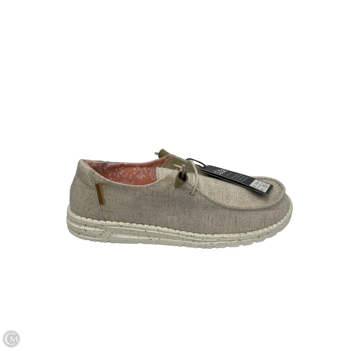 Shoes Sneakers By Hey Dude In Beige, Size: 9