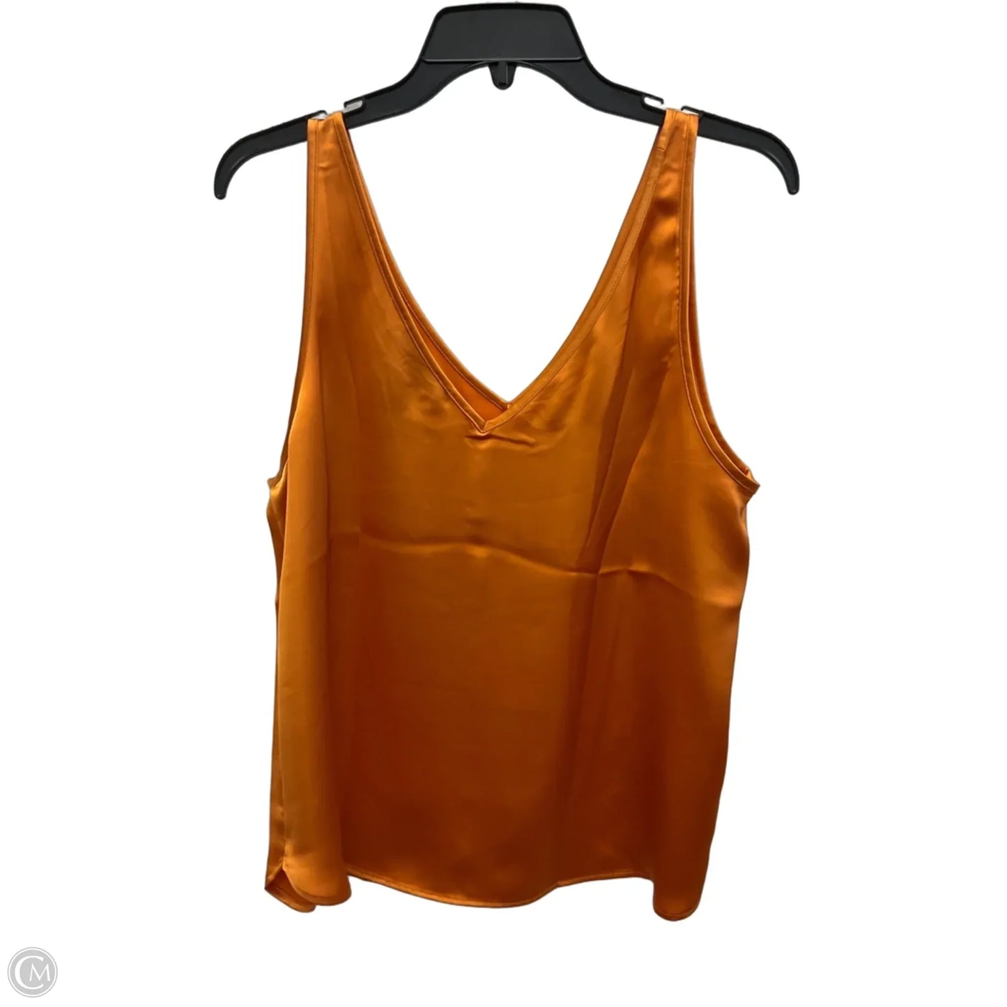 Top Sleeveless By Loft In Orange, Size: L