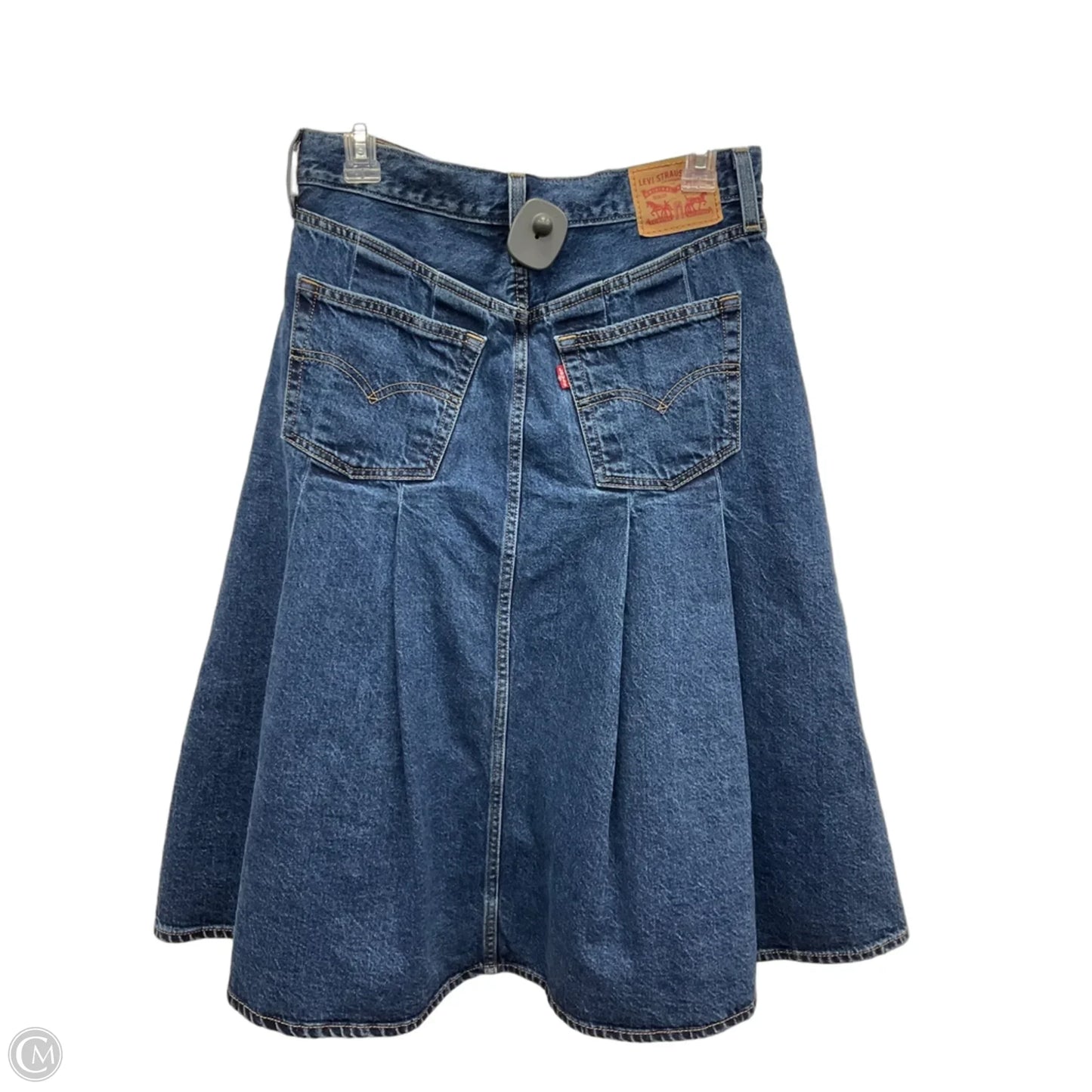 Skirt Maxi By Levis In Blue Denim, Size: 6
