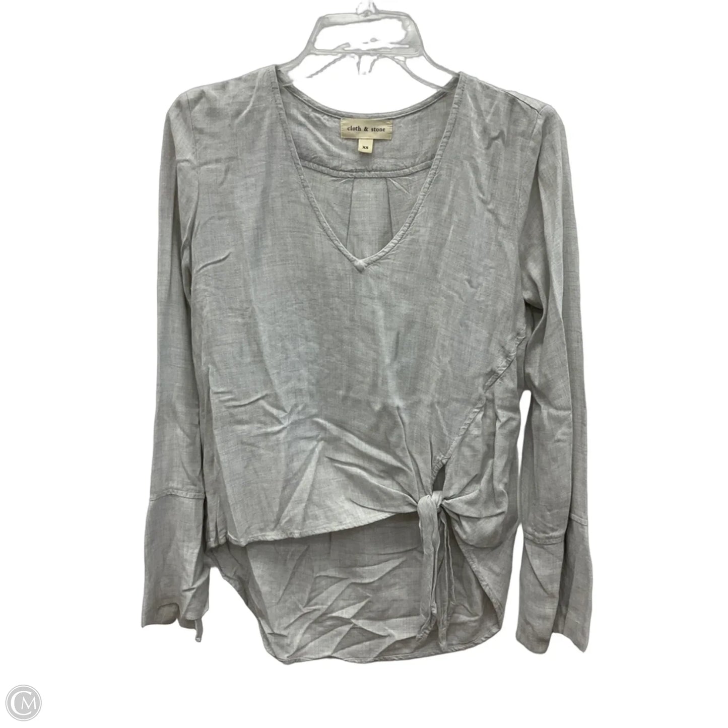 Top Long Sleeve By Cloth & Stone In Beige, Size: Xs