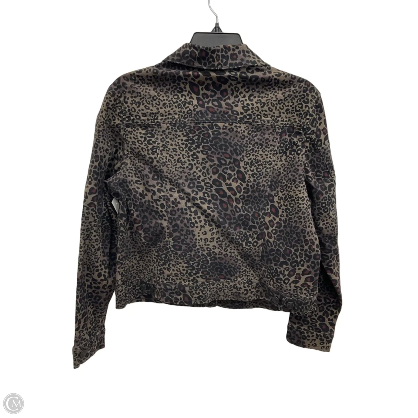 Jacket Other By Nine West In Animal Print, Size: L