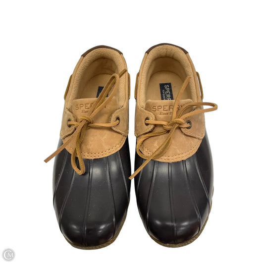 Boots Rain By Sperry In Blue & Cream, Size: 8