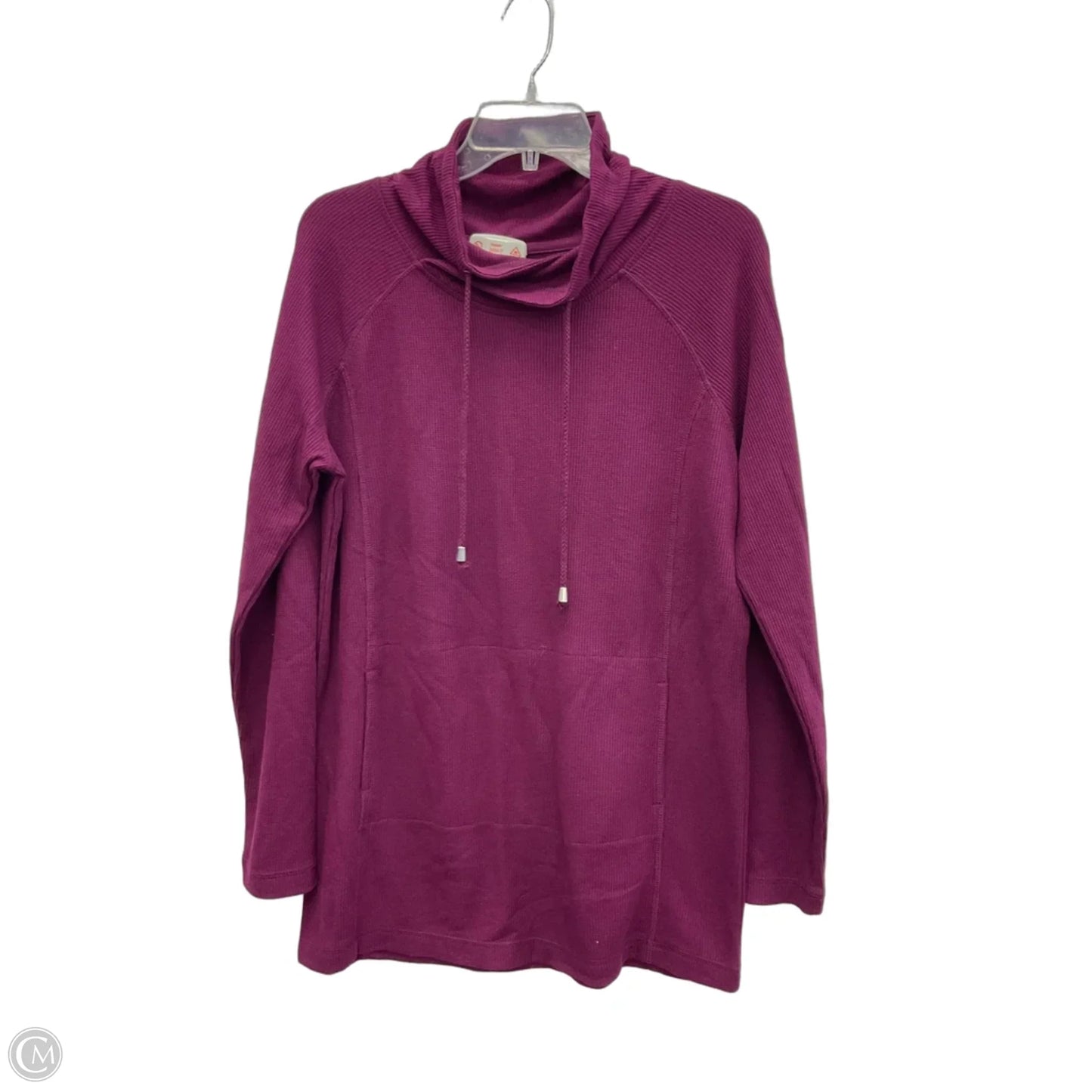 Top Long Sleeve By St Johns Bay In Purple, Size: L