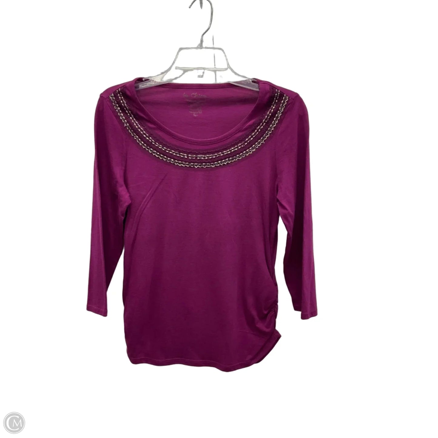 Top Long Sleeve By Chicos In Purple, Size: S