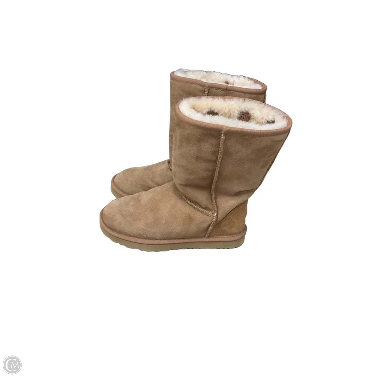 Boots Designer By Ugg In Brown, Size: 7