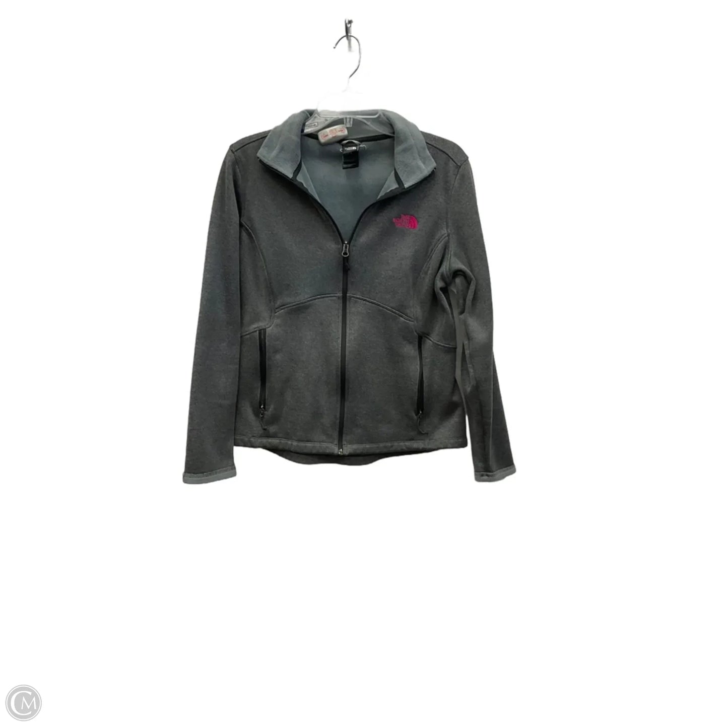 Athletic Jacket By The North Face In Grey, Size: L