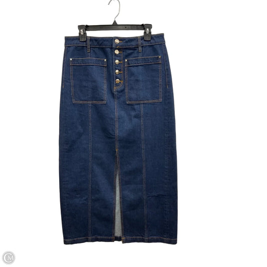 Skirt Maxi By Loft In Blue, Size: 6