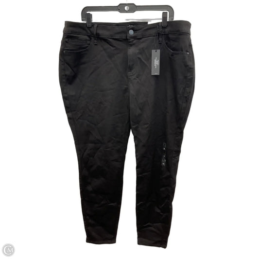 Jeans Jeggings By Ana In Black Denim, Size: 2x