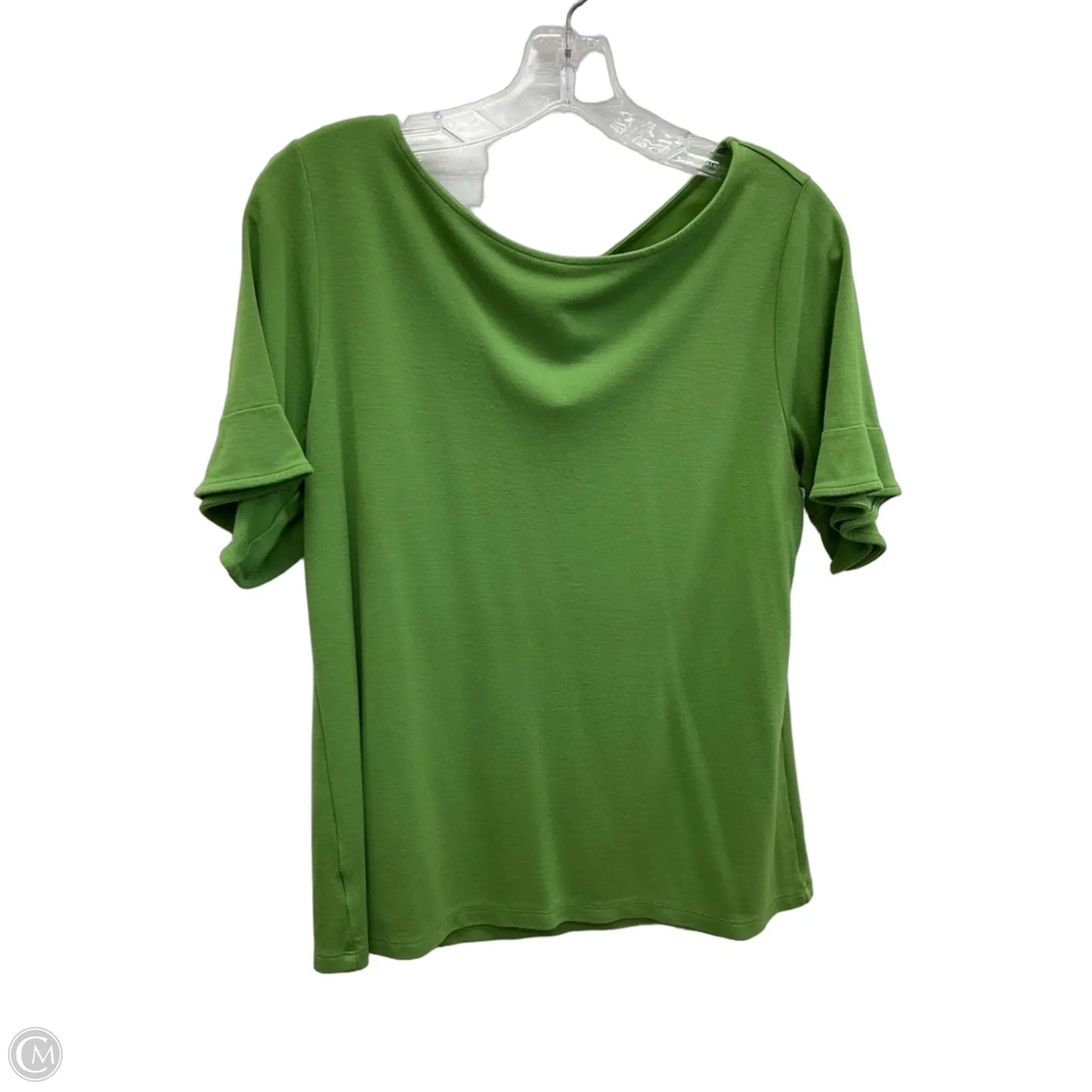 Top Short Sleeve Basic By Ann Taylor In Green, Size: M