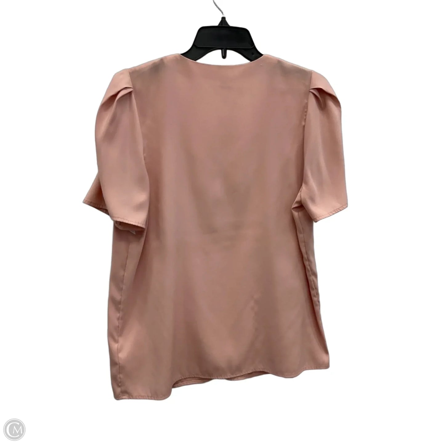 Top Short Sleeve By Express In Pink, Size: M