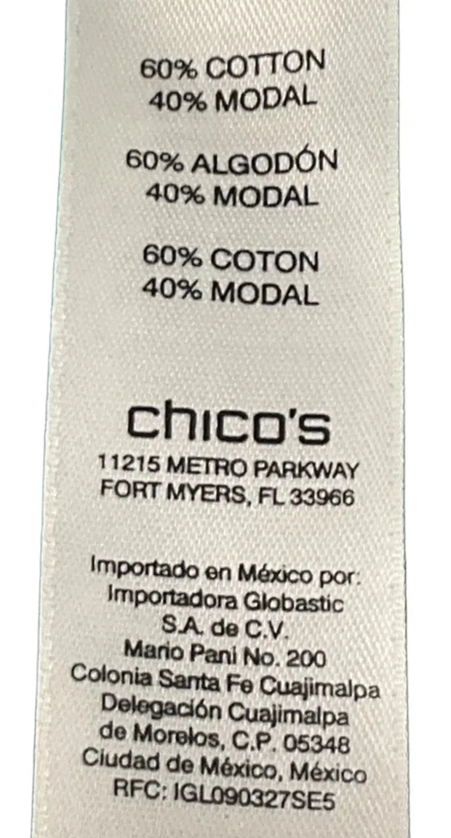 Top 3/4 Sleeve Basic By Chicos In Green, Size: Xl
