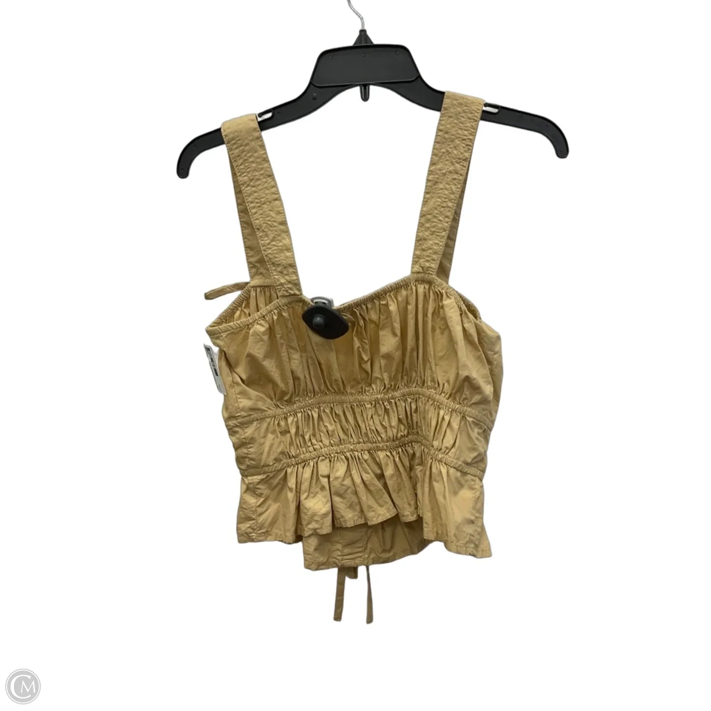 Top Sleeveless By Loft In Tan, Size: M
