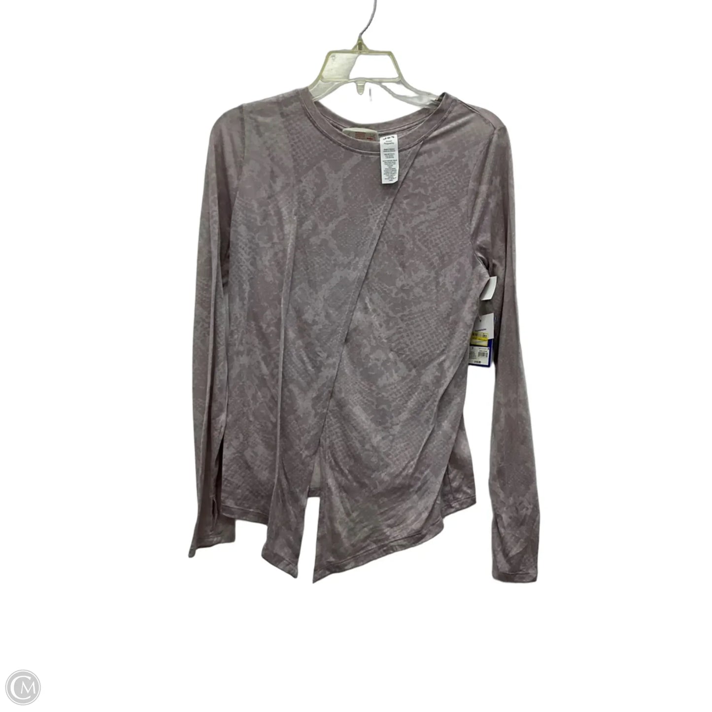Athletic Top Long Sleeve Crewneck By Joy Lab In Purple, Size: S