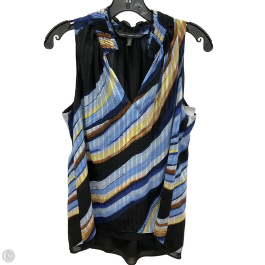 Top Sleeveless By White House Black Market In Black & Blue, Size: M