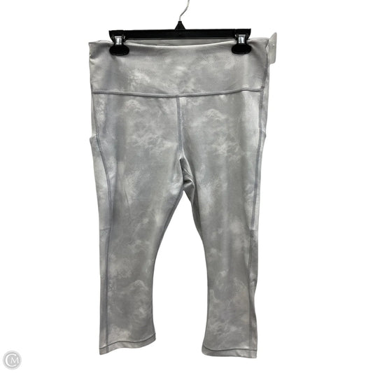 Athletic Leggings Capris By Athleta In Grey, Size: L