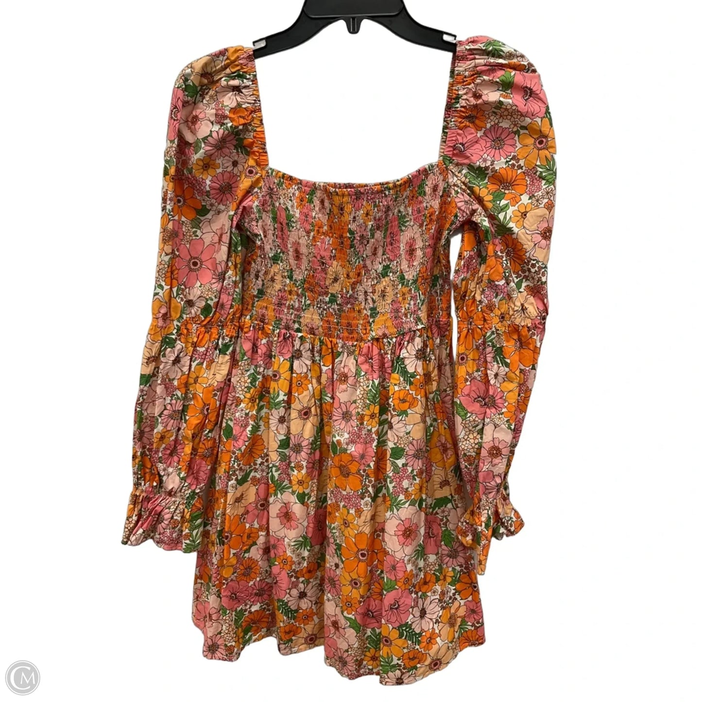 Dress Casual Short By Gianni Bini In Orange & Pink, Size: S