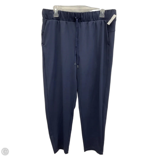Athletic Pants By Talbots In Navy, Size: L