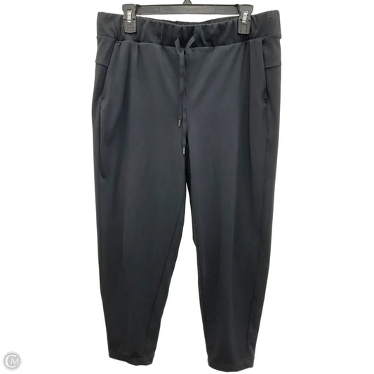 Athletic Pants By Talbots In Black, Size: L