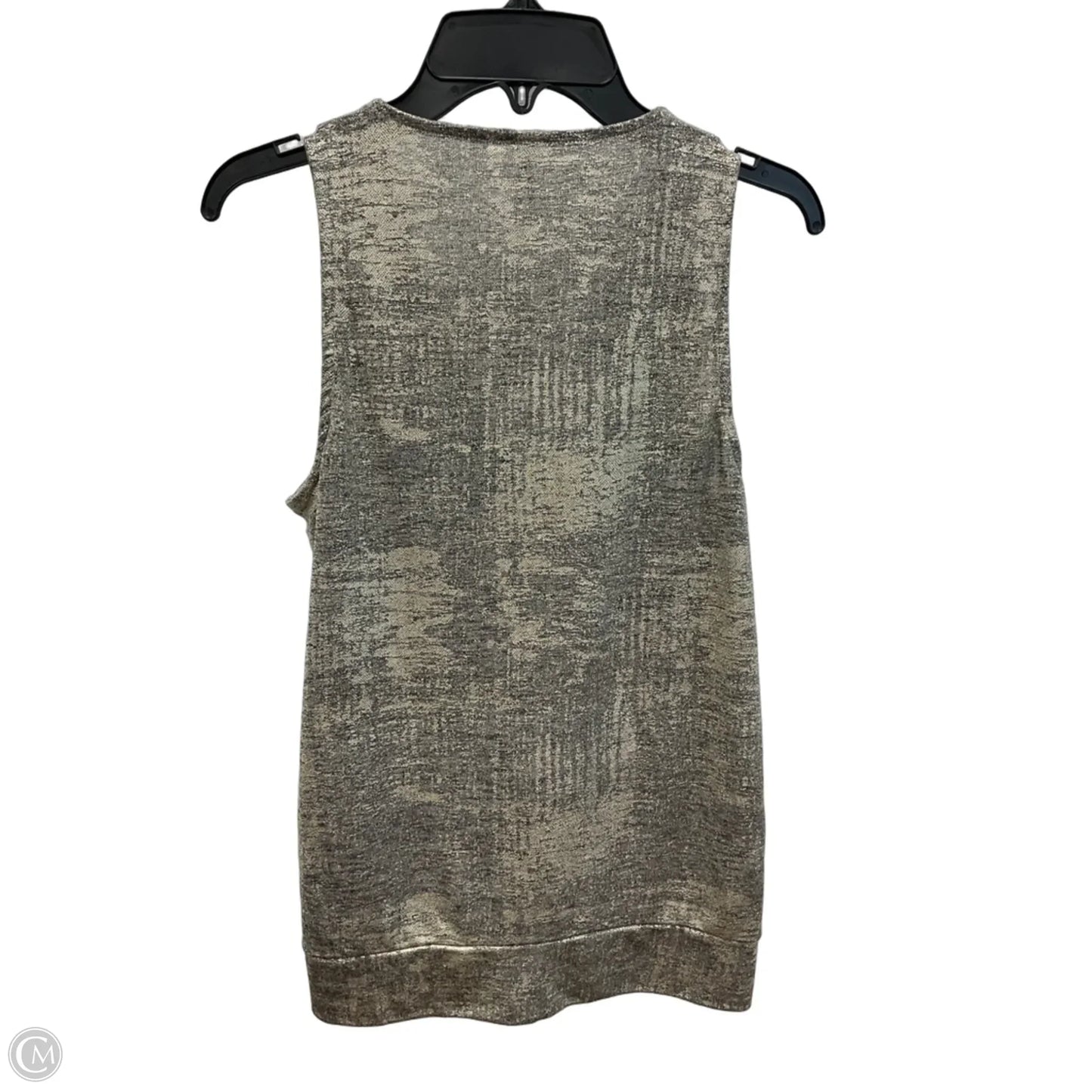 Top Sleeveless By Anthropologie In Gold, Size: Xs
