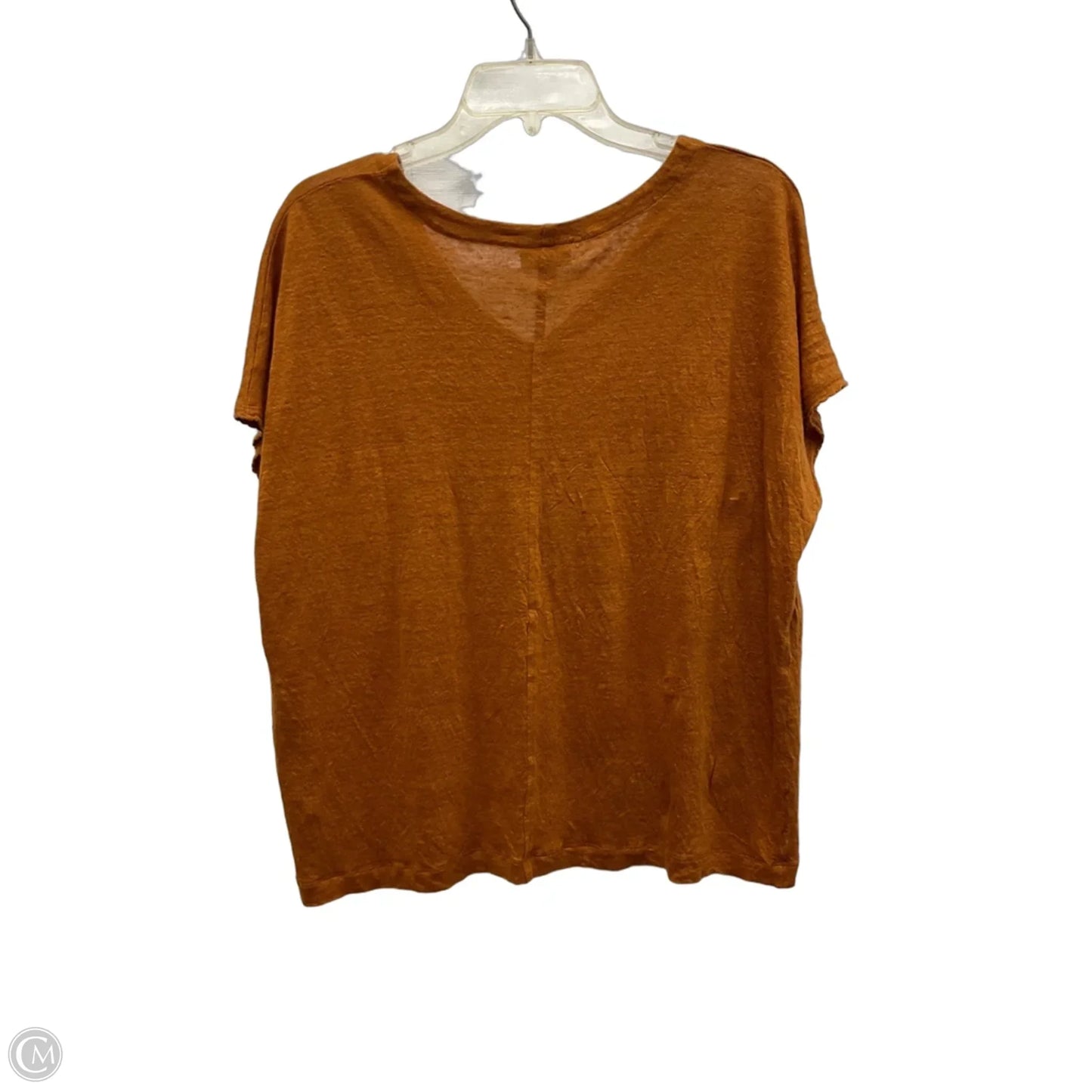 Top Short Sleeve By J. Jill In Brown, Size: M