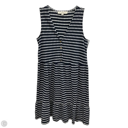 Dress Casual Midi By Loft In Blue, Size: Xs
