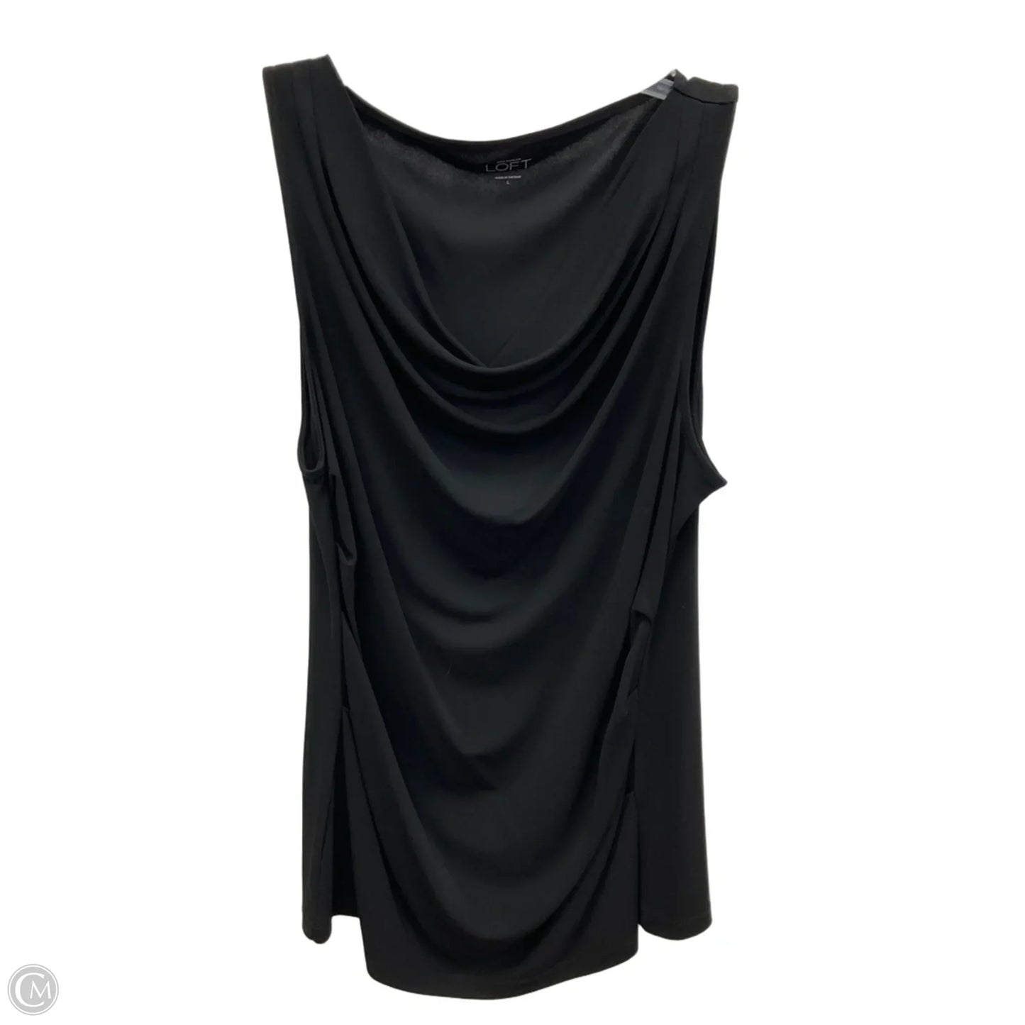 Top Sleeveless By Loft In Blue, Size: L