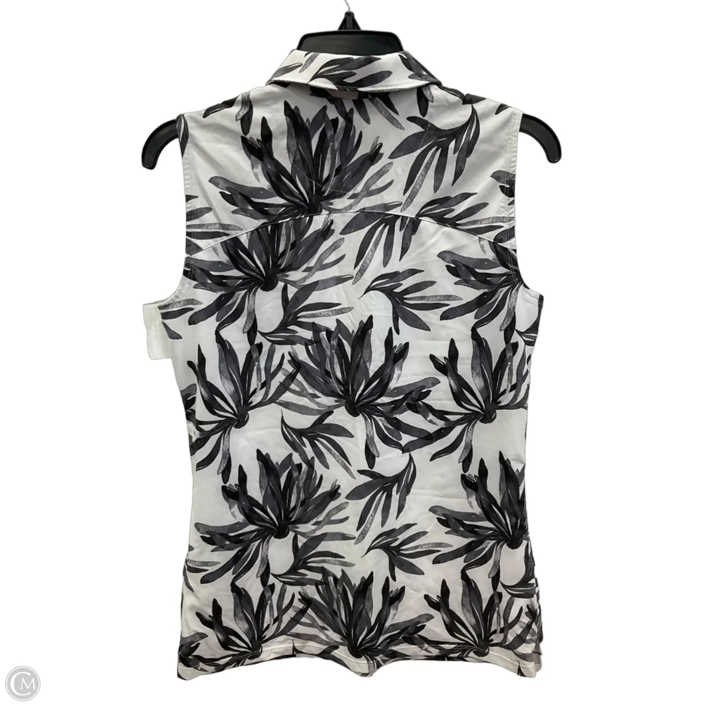 Athletic Tank Top By Puma In Tropical Print, Size: S
