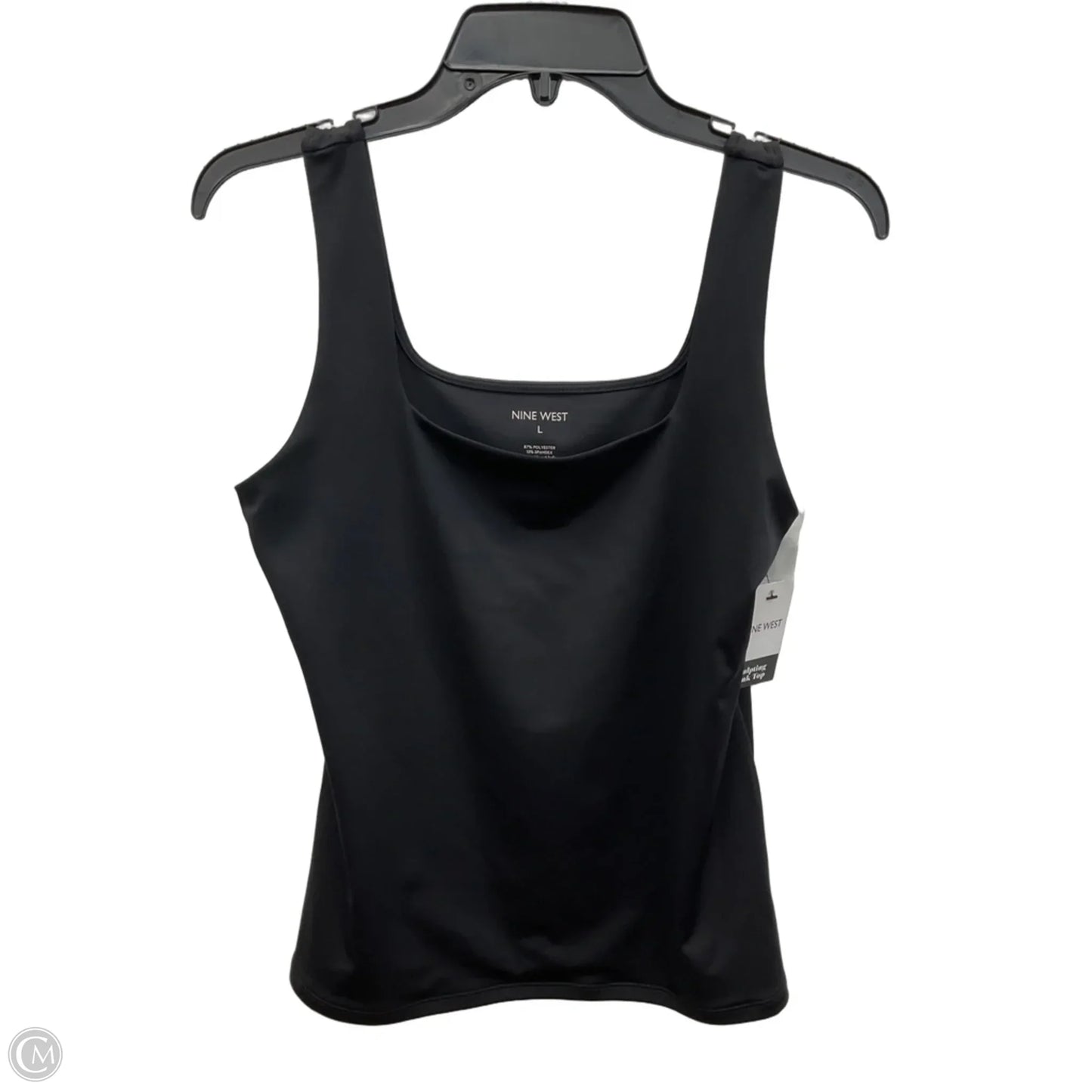 Top Sleeveless By Nine West In Black, Size: L