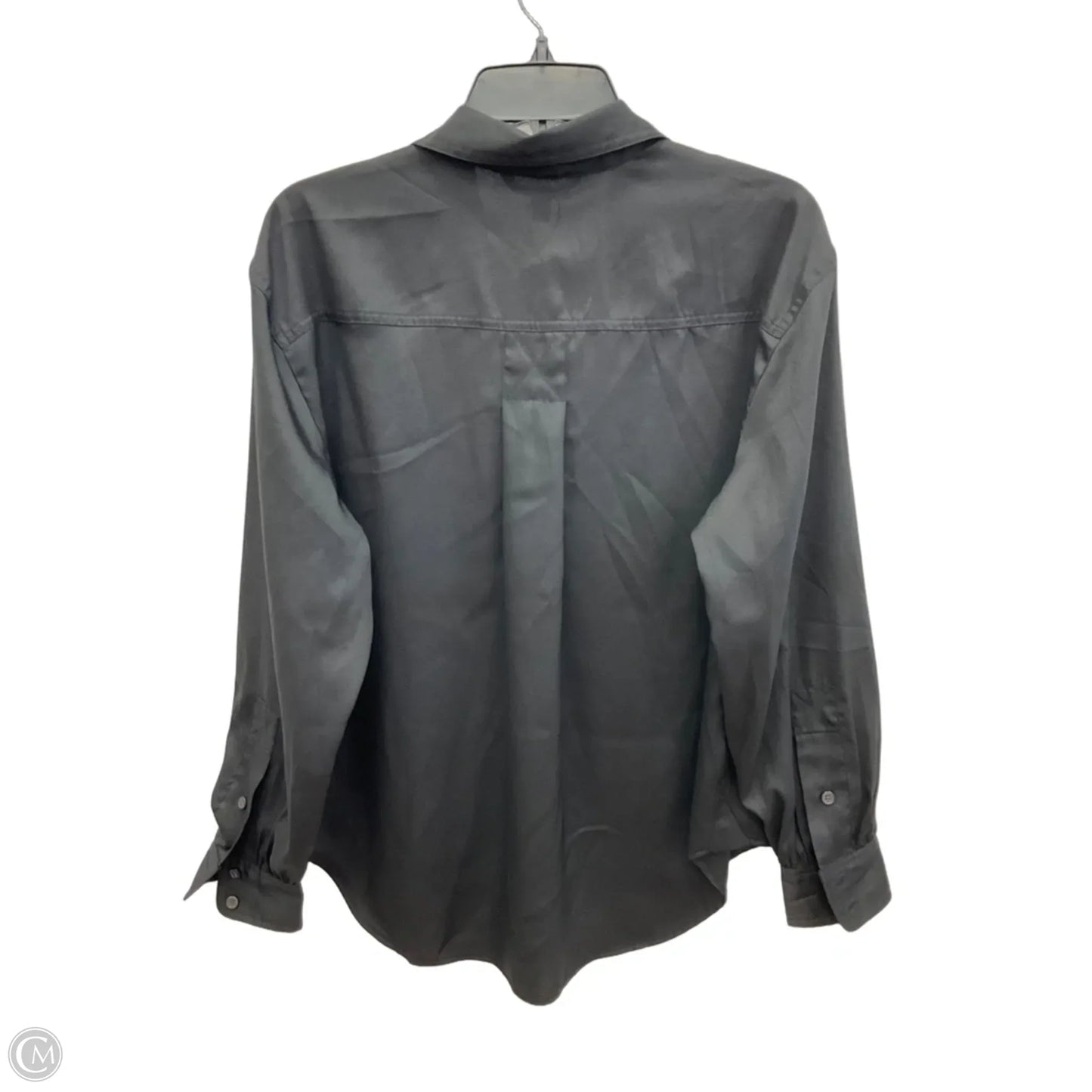 Blouse Long Sleeve By Banana Republic In Black, Size: S