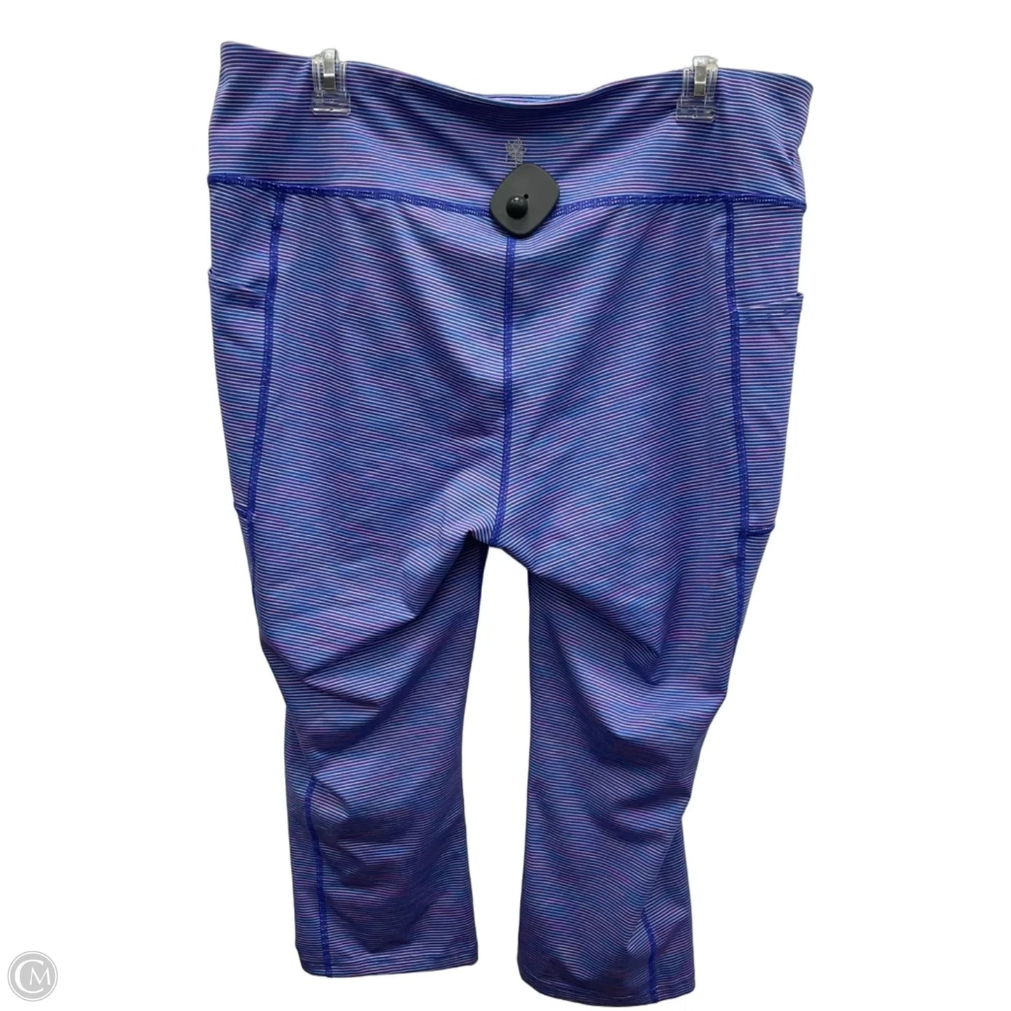 Athletic Leggings Capris By Tek Gear In Purple, Size: 1x