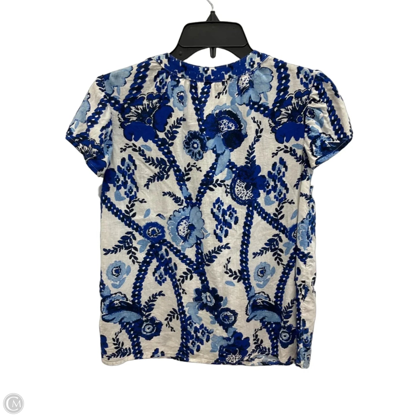 Top Short Sleeve By Style And Company In Blue, Size: S