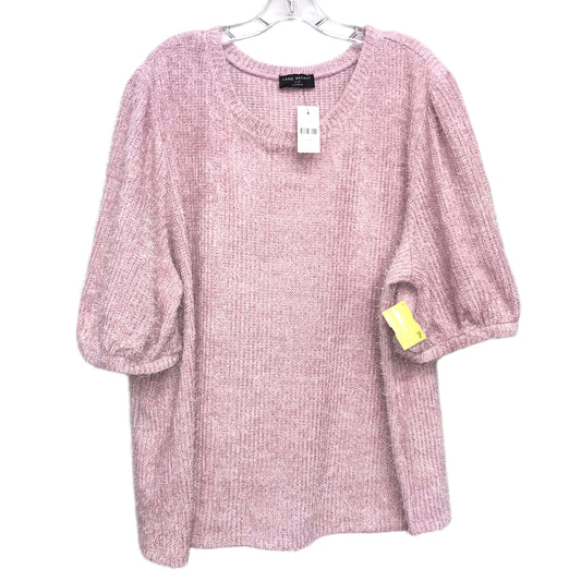Sweater Ss By Lane Bryant In Pink, Size:4X