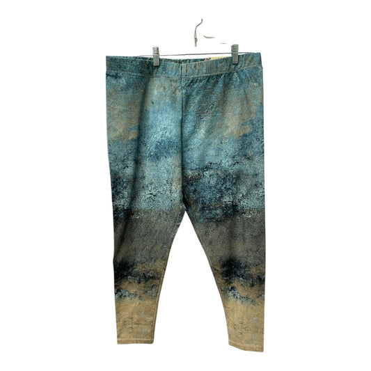 Pants Leggings By Soft Surroundings In Teal, Size:Xl