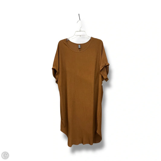 Dress Casual Midi By Shein In Brown, Size: 3x