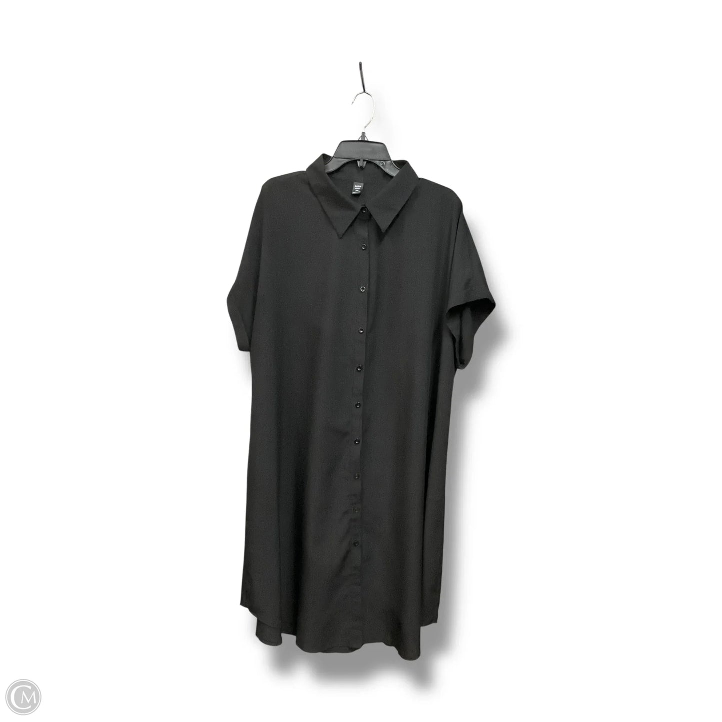 Dress Casual Midi By Shein In Black, Size: 2x