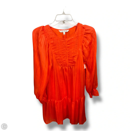 Dress Casual Short By Elizabeth And James In Orange, Size: S