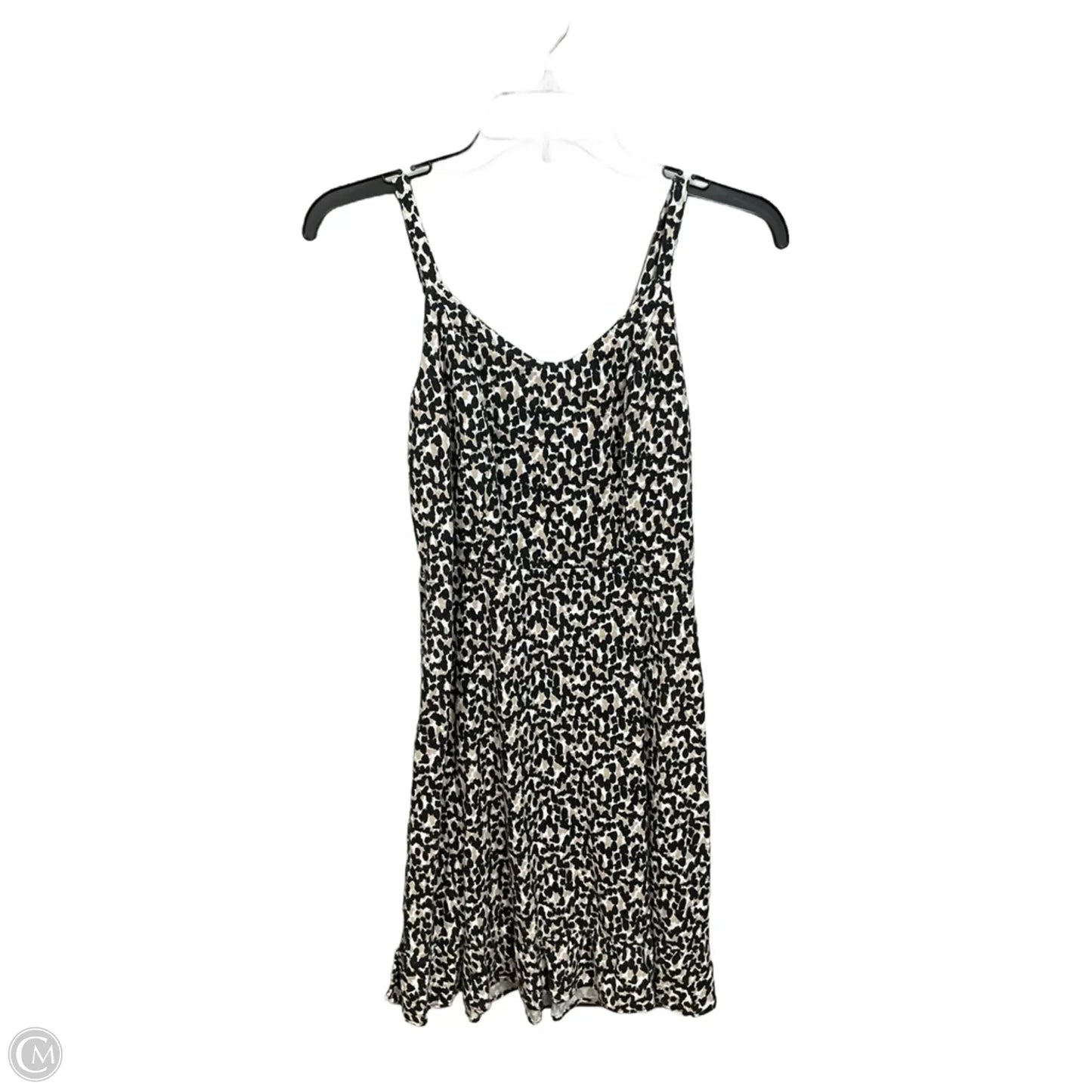 Dress Casual Midi By Old Navy In Black & Tan, Size: Xs