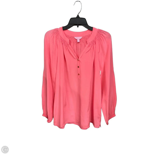 Blouse Designer By Lilly Pulitzer In Orange, Size: M