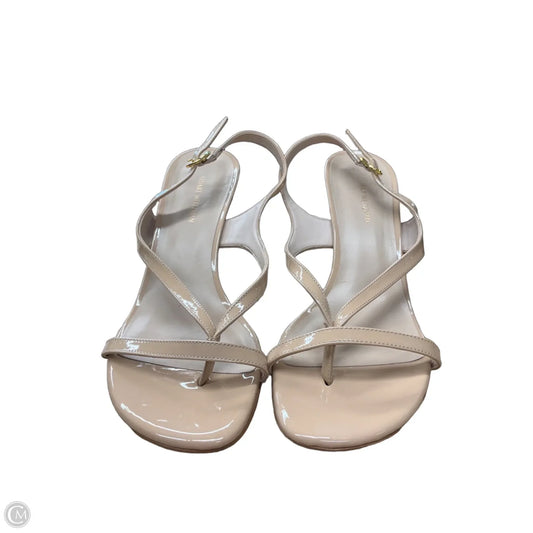 Sandals Designer By Stuart Weitzman In Beige, Size: 7.5