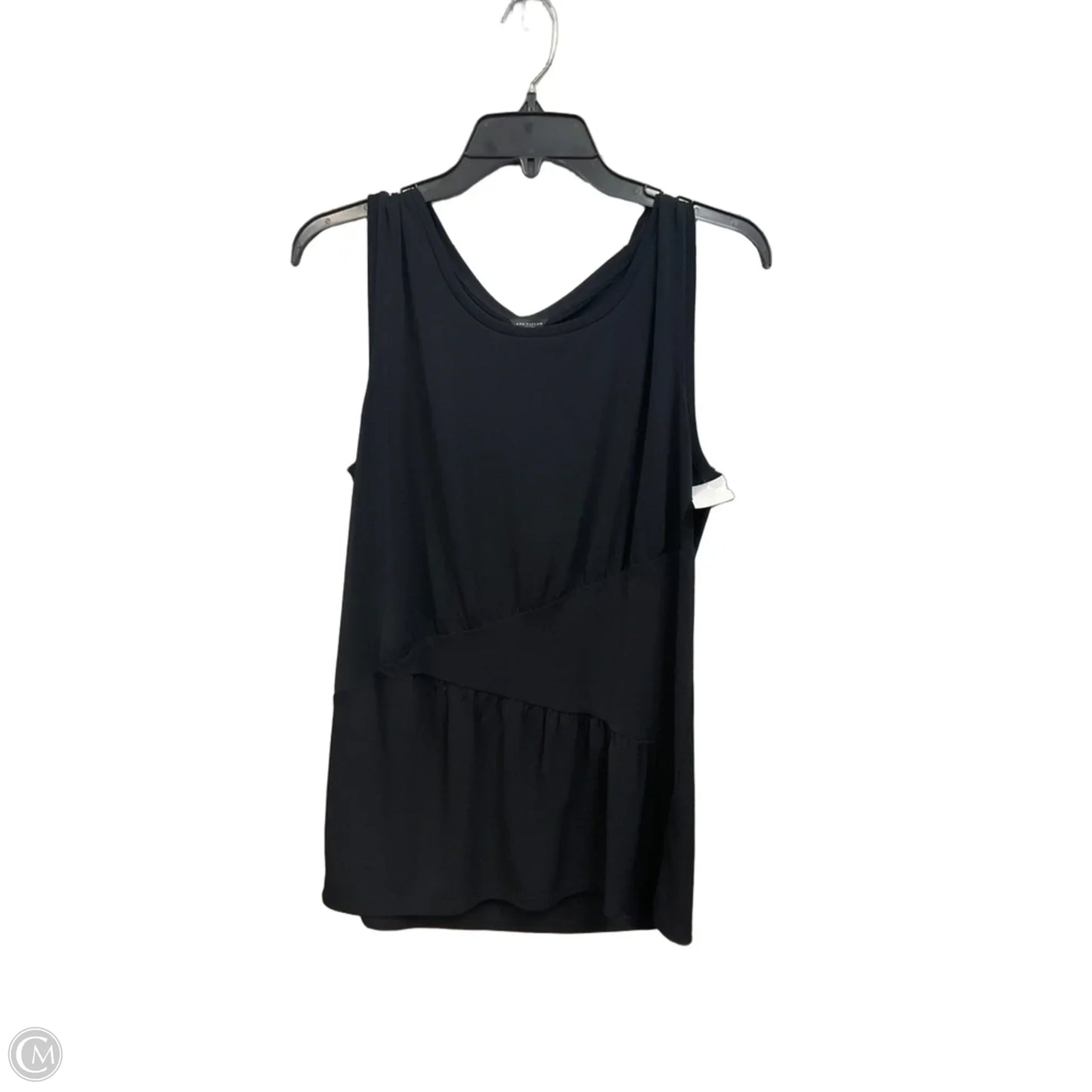 Top Sleeveless By Ann Taylor In Black, Size: Xl