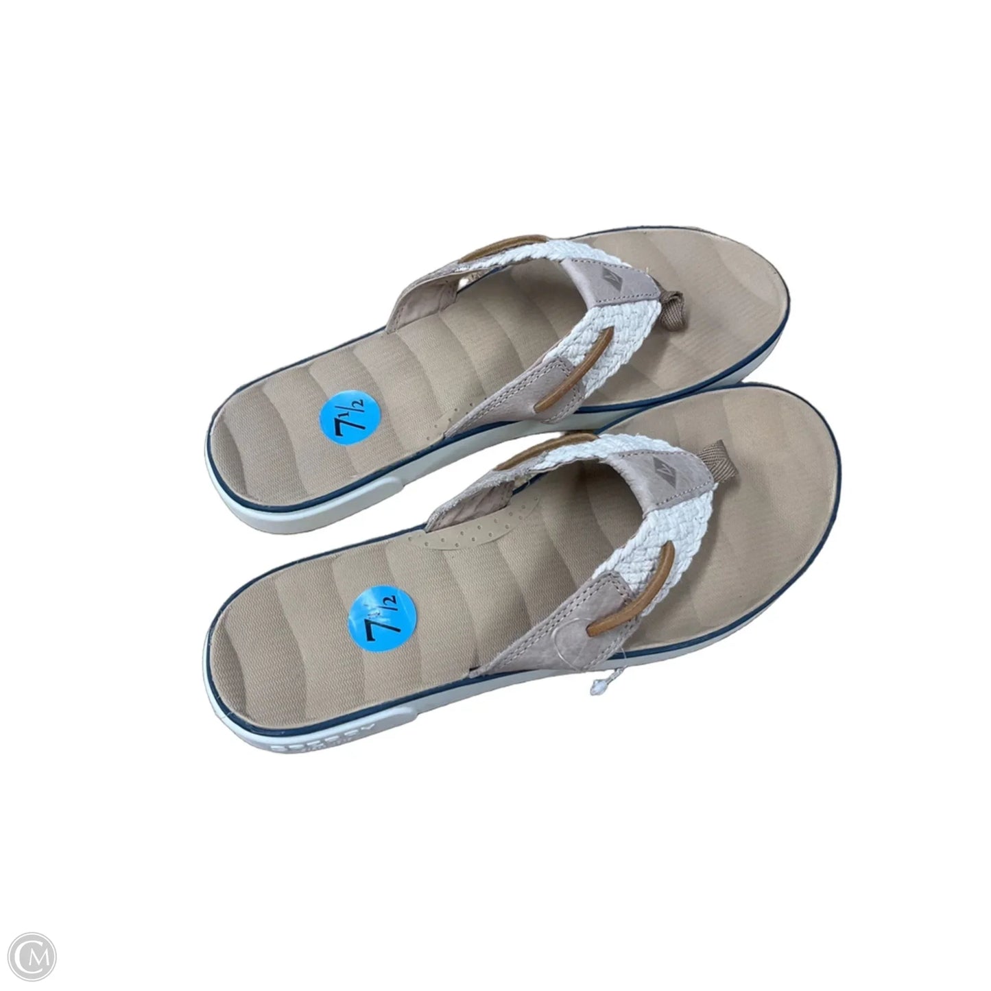 Sandals Flip Flops By Sperry In Tan, Size: 7.5