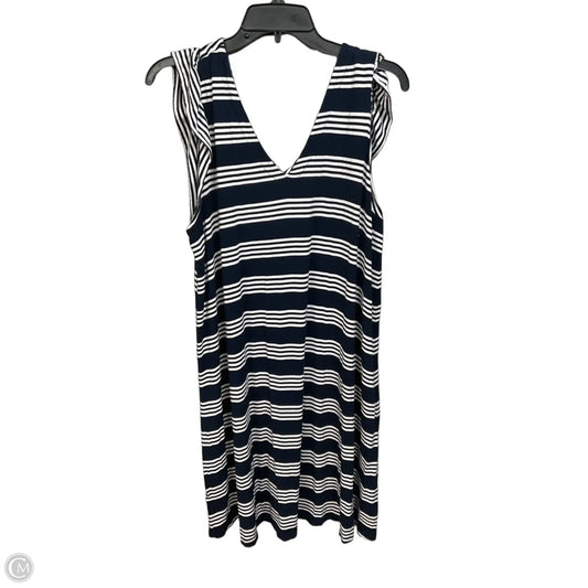Dress Casual Midi By Loft In Striped Pattern, Size: Xl