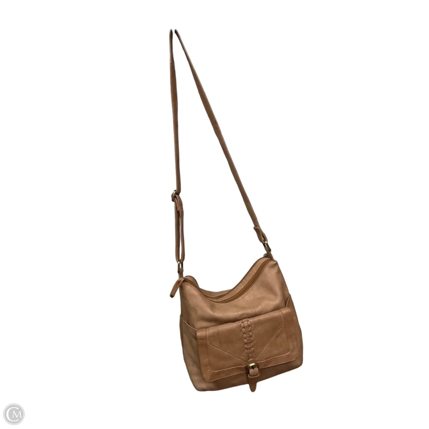 Handbag Leather By Cmc, Size: Medium
