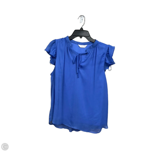 Top Sleeveless By Lc Lauren Conrad In Blue, Size: L